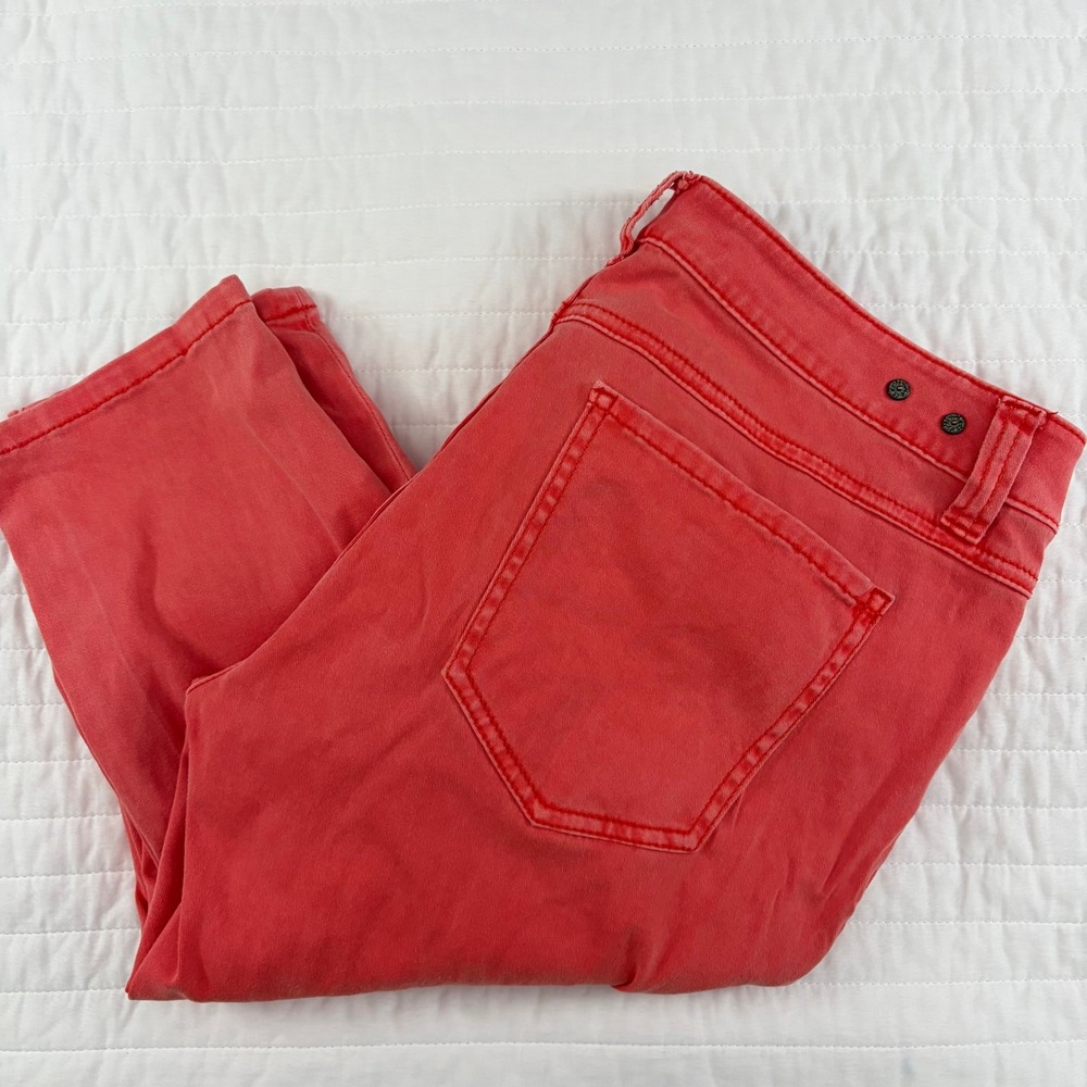 Cabi Coral Pink Skinny Stretch 5-Pocket Casual Pants Women Size 10 Style 747